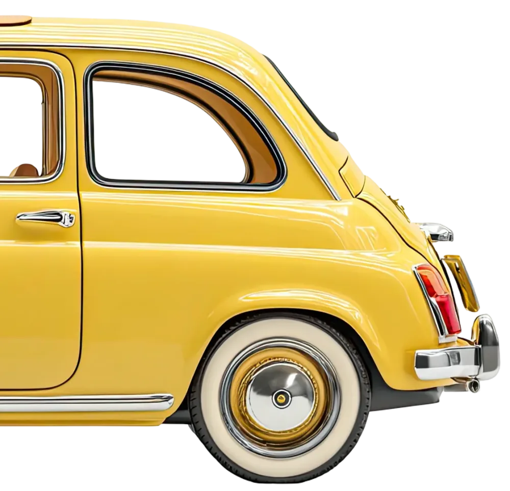 voiture vintage arrière