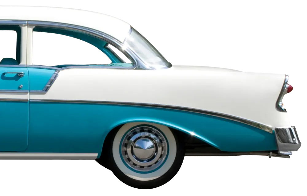 véhicule vintage arrière